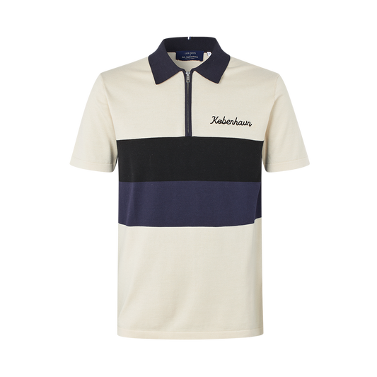 FCK x Les Deux Light Zipper Polo Knit