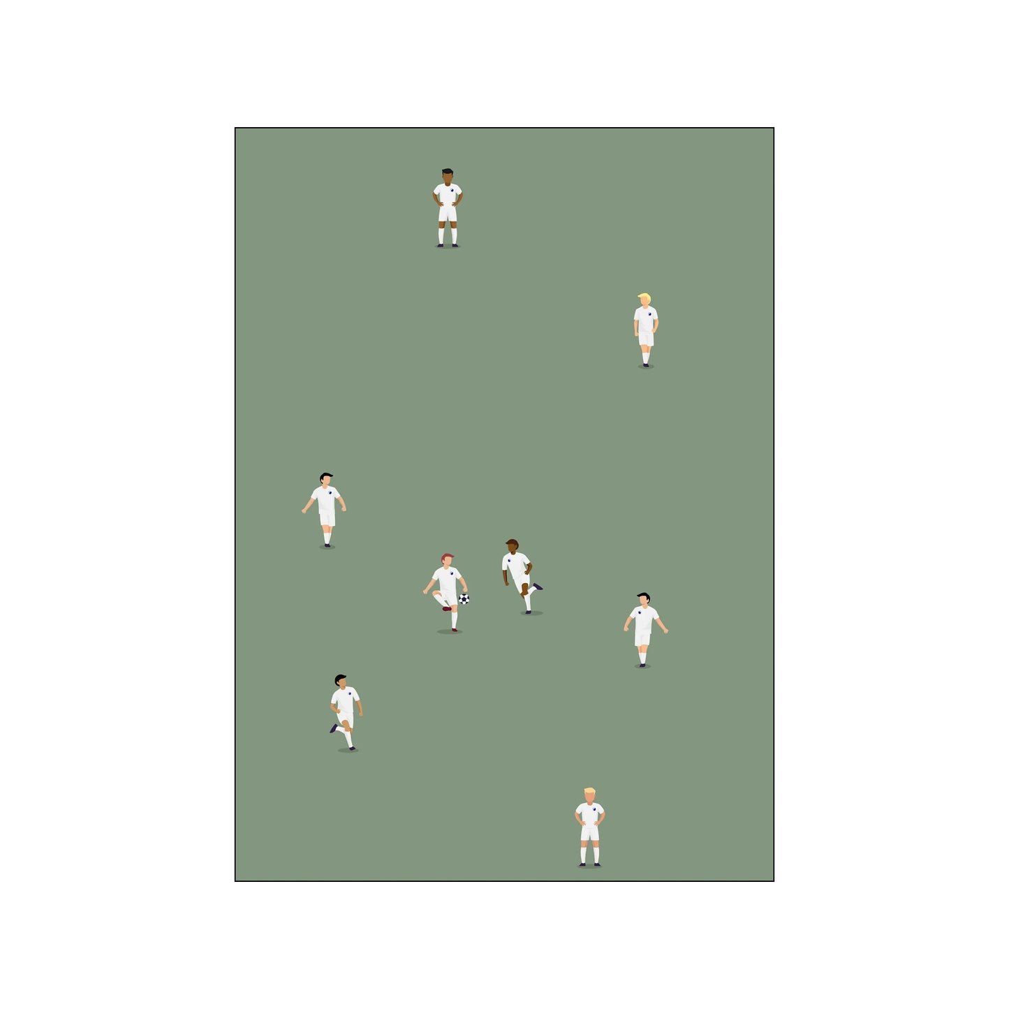 Poster & Frame - FCK Tiny Players