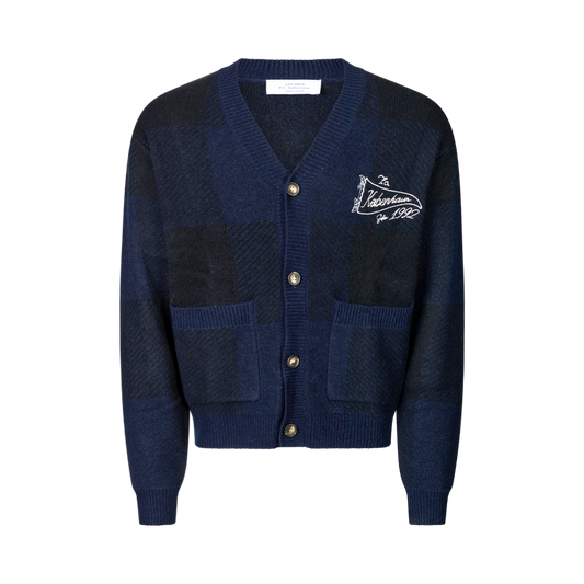 FCK x Les Deux Buffalo Check Cardigan