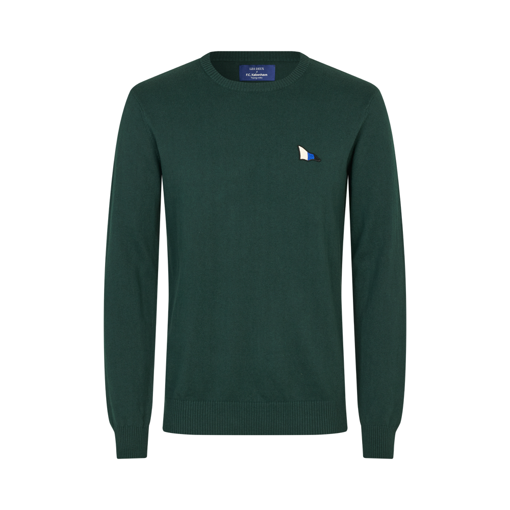 FCK x Les Deux Cashton Roundneck Green