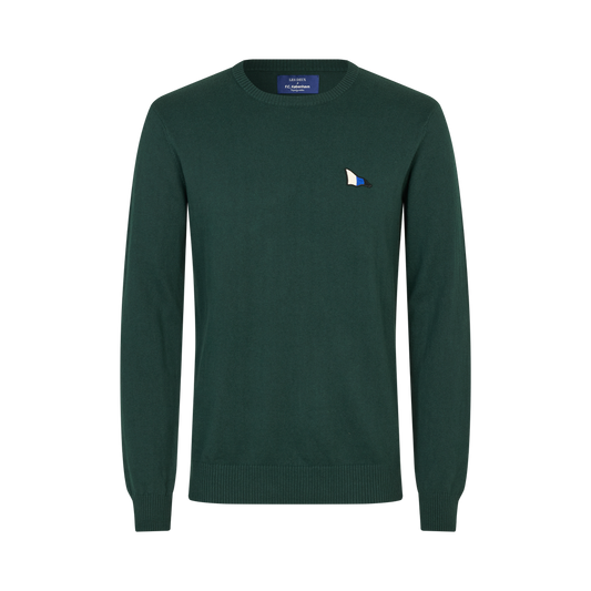 FCK x Les Deux Cashton Roundneck Grøn