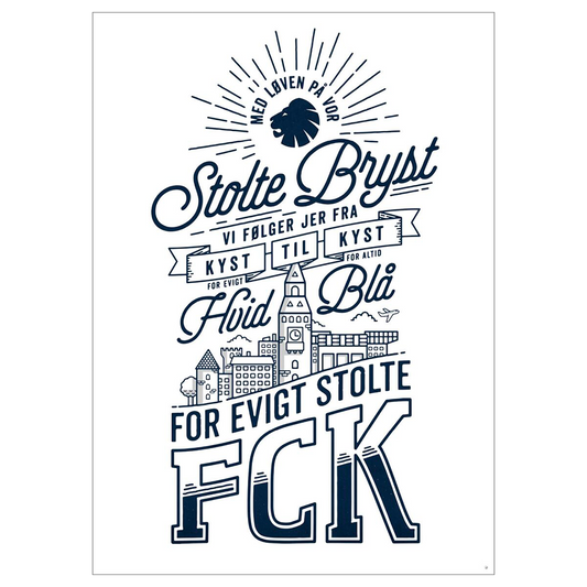 Poster & Frame - TOT CPH Proud