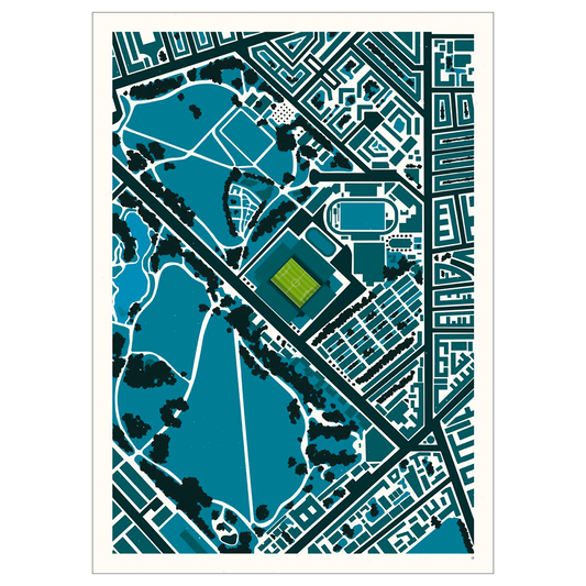 Poster & Frame - TOT CPH Map