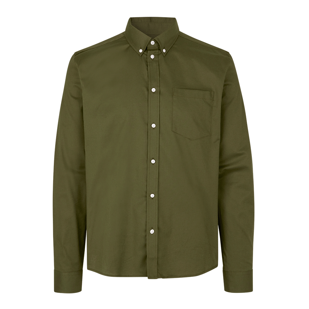 FCK x Les Deux Oxford Shirt Olive Night