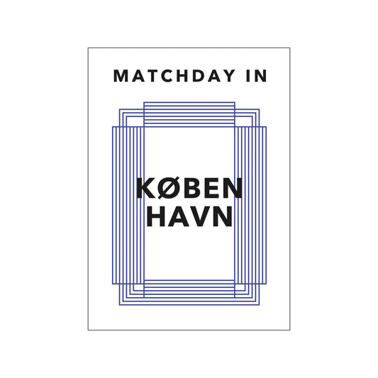 Poster & Frame - Matchday in København