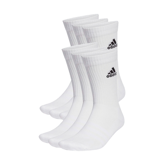 adidas Sport Crew Sokker Hvid 6-pak