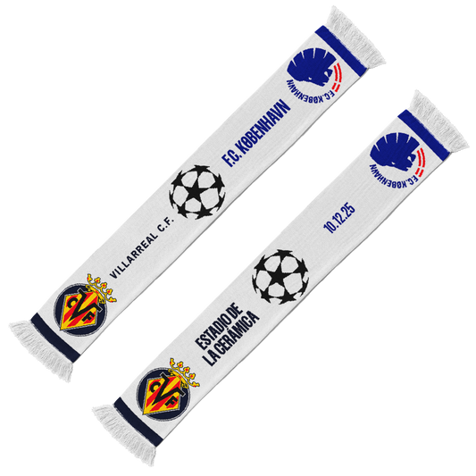 Halstørklæde UCL: Villarreal FC - FCK