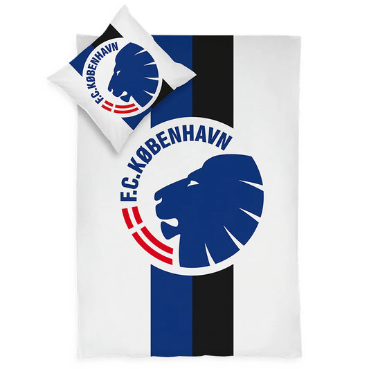 Sengetøj FCK Hvid Stripe