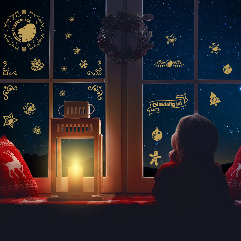 Christmas stickers for windows