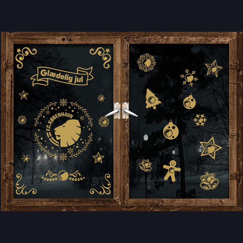 Christmas stickers for windows