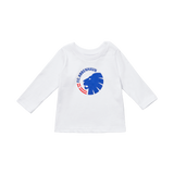 Langærmet T-shirt Classics Logo Baby Hvid