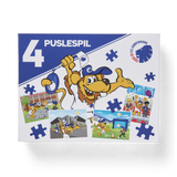 Puslespil 4 stk