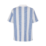 FCK x Les Deux Jersey Jacquard Polo Blue/white