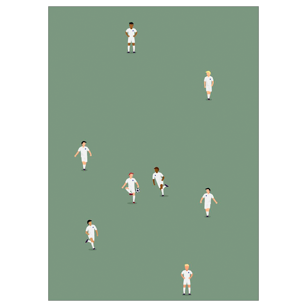 Poster &amp; Frame - FCK Tiny Players