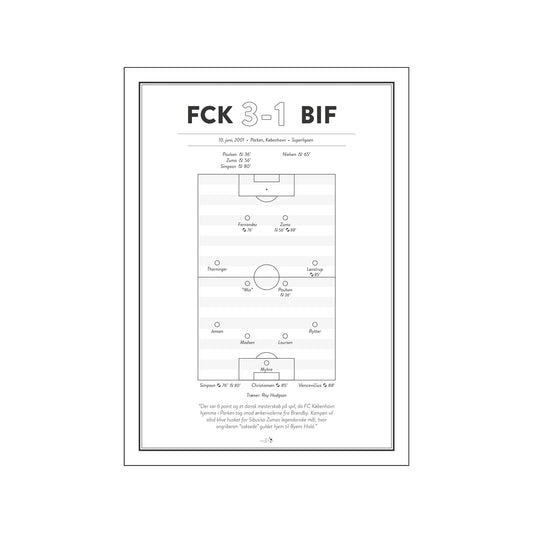 Poster & Frame - FCK vs. BIF 3-1