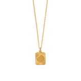 Lion Necklace 55cm Gold