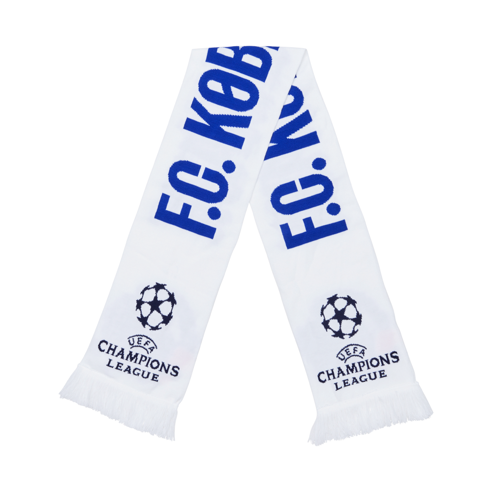 Champions League scarf white