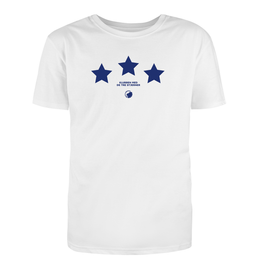 T-shirt 3 Stjerner Hvid Barn