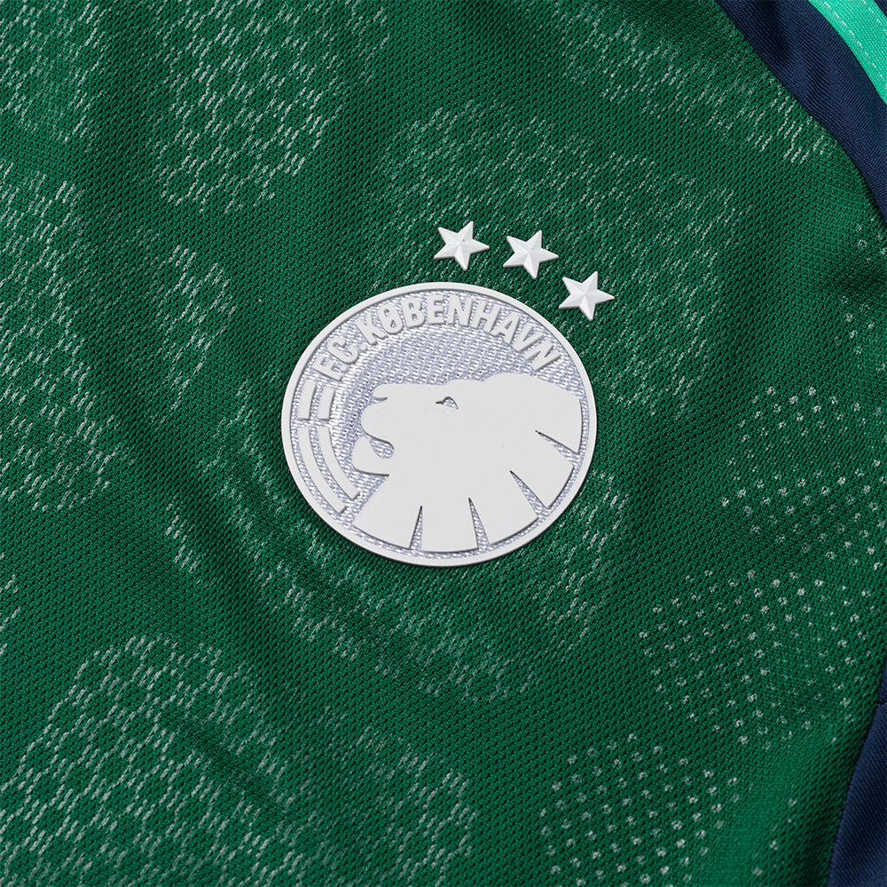FCK Goalkeeper Jersey 26/27 Long Sleeve Kids – Green/Navy