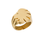 Løve Ring Forgyldt