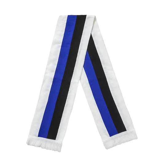 Scarf Blue/Black stripe