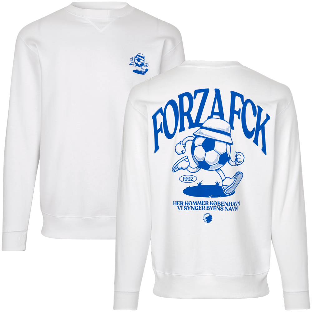 Crewneck Forza FCK Hvid