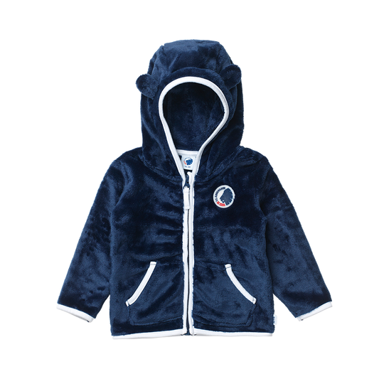 Jakke Fleece m. hætte og ører
