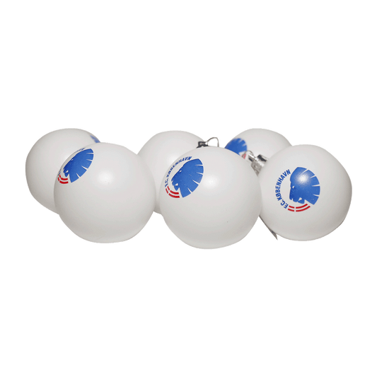 Christmas baubles 6-pack