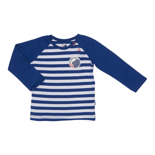 T-shirt Baby L/Æ  Stribe