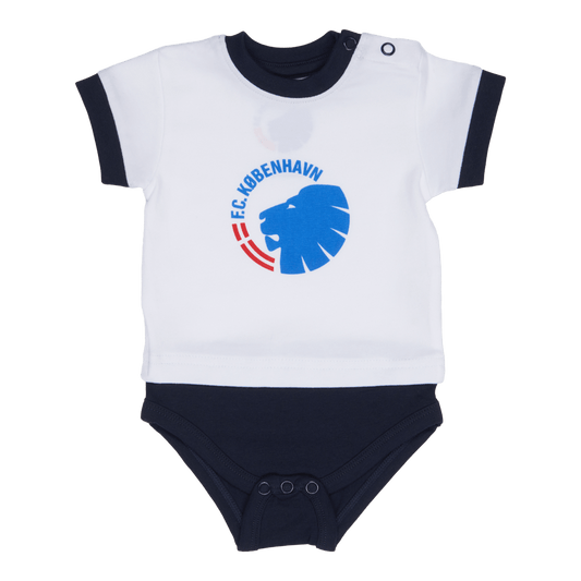 Body Tee Logo - White/Navy